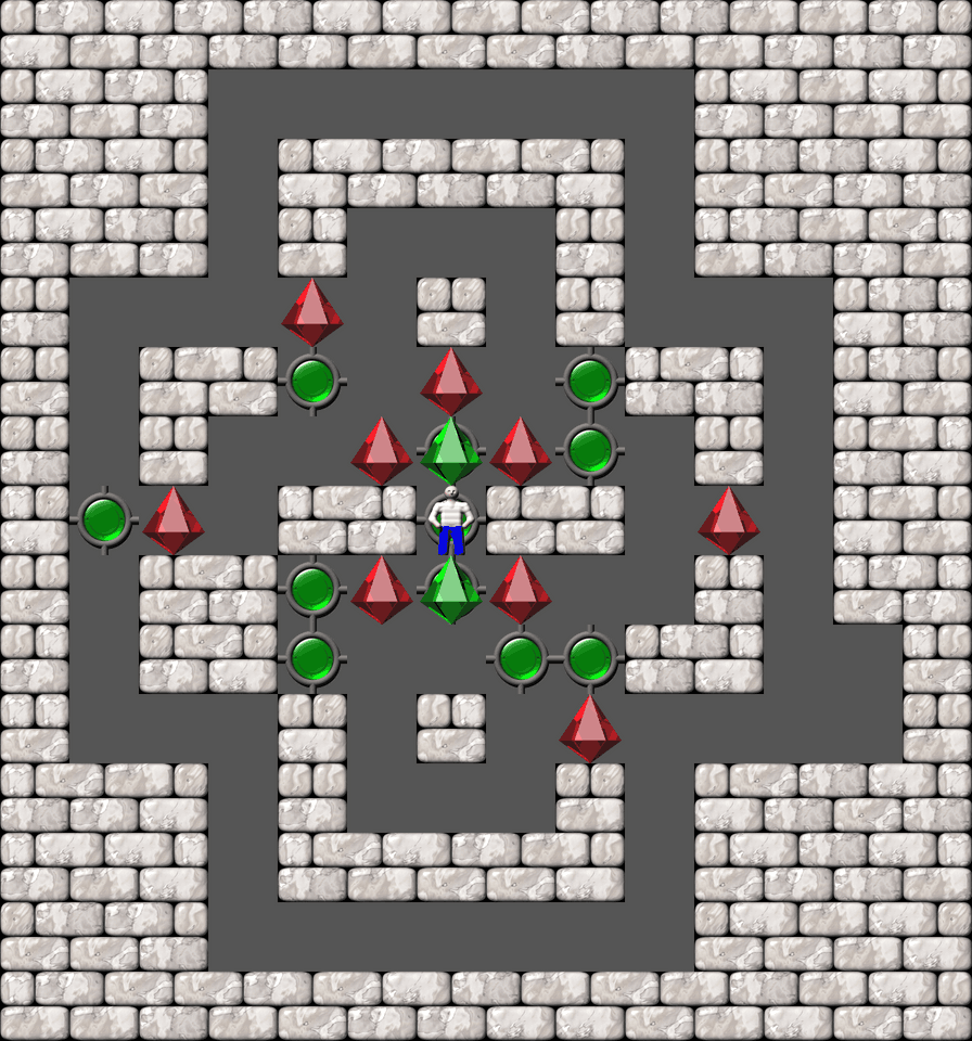 Сокобан More Bugs collections уровень 541